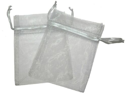 OrgM-07 - Med Organza Bags - Grey - Sold in 30x unit/s per outer