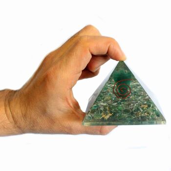 ORGN-05 - Pyramide Orgonite Lrg 70mm - Ange - Vendu en 1x unité/s par extérieur 6