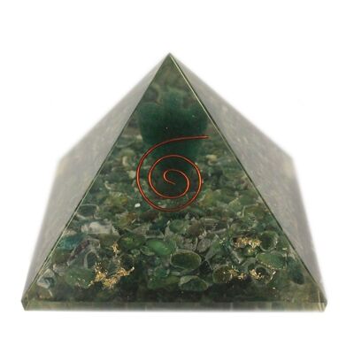 ORGN-05 - Lrg Orgonite Pyramid 70mm - Angel - Sold in 1x unit/s per outer