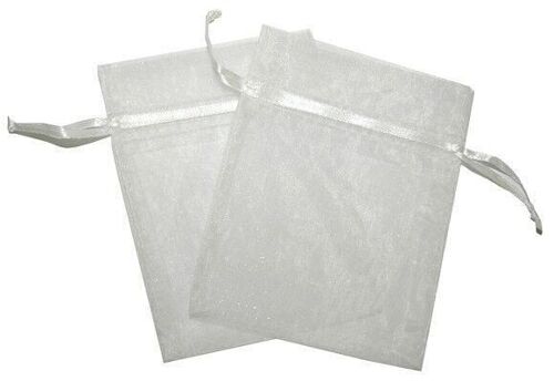 OrgS-01 - Small Organza Bags - White - Sold in 30x unit/s per outer