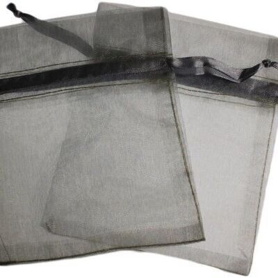 OrgS-16 - Small Organza Bags - Silver - Sold in 30x unit/s per outer
