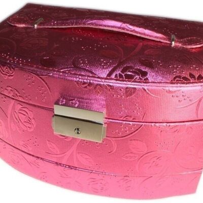 PadB-18 - Complete Jewellery Case - Shocking Pink - Sold in 1x unit/s per outer