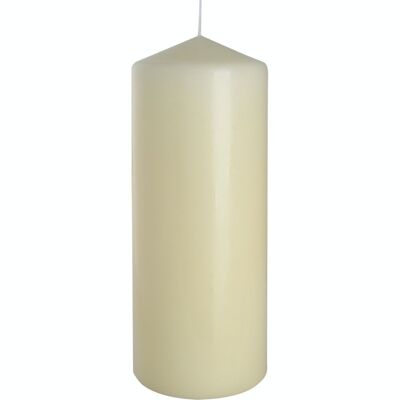 PC-15 - Pillar Candle 80x200mm - Ivory - Sold in 6x unit/s per outer