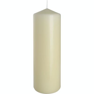 PC-17 - Pillar Candle 80x250mm - Ivory - Sold in 6x unit/s per outer