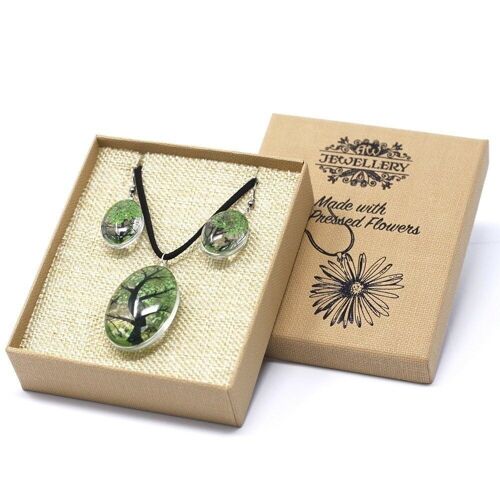 PFJ-03 - Pressed Flowers - Tree of Life set - Green - Sold in 1x unit/s per outer