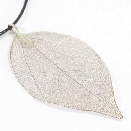 POT-09A - Necklace - Bravery Leaf - Silver - Sold in 1x unit/s per outer