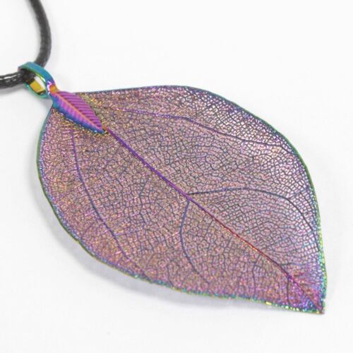 POT-09C - Necklace - Bravery Leaf - Multicoloured - Sold in 1x unit/s per outer
