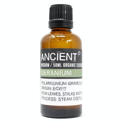 PreOrg-10 - Geranium Organic Essential Oil 50ml - Sold in 1x unit/s per outer