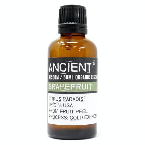 PreOrg-15 - Grapefruit Organic Essential Oil 50ml - Sold in 1x unit/s per outer