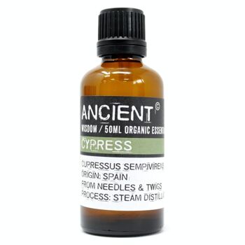 PreOrg-16 - Huile Essentielle Bio de Cyprès 50ml - Vendu en 1x unité/s par enveloppe 2