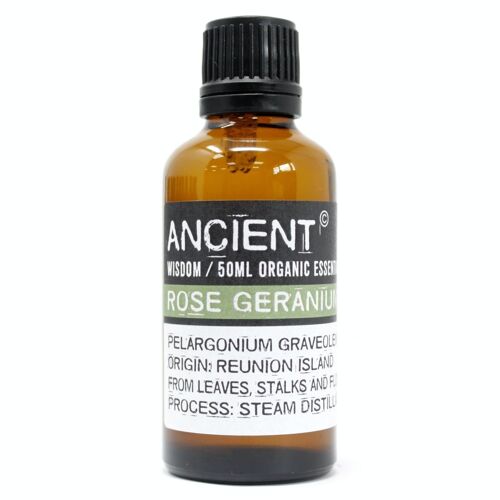 PreOrg-20 - Rose Geranium Organic Essential Oil 50ml - Sold in 1x unit/s per outer