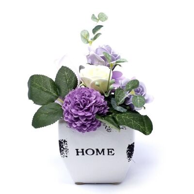 PSFB-07 - Bouquet Petite Flower Pot - Lavanda morbida - Venduto in 1x unità per esterno