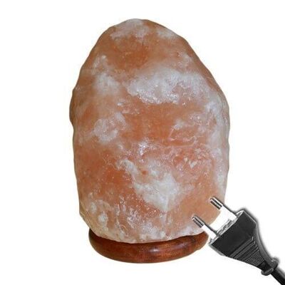 Qsalt-13EU - Quality Natural Salt Lamp - apx 3-5kg EU plug - Sold in 1x unit/s per outer