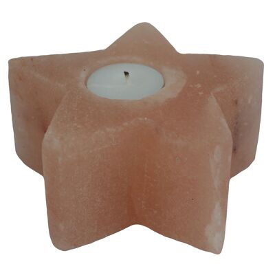 QSalt-38 - Salt Candle Holder - Star - Sold in 1x unit/s per outer