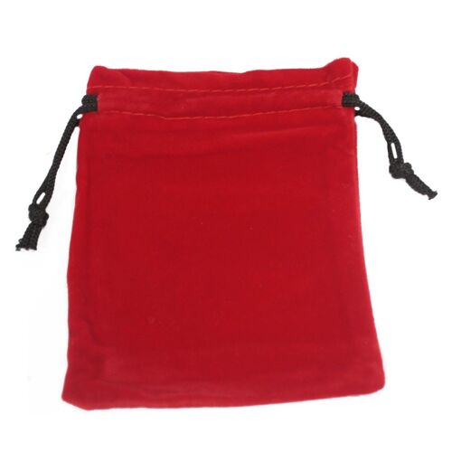 QVP-02 - Quality Velvet Pouch - Red 10x12cm - Sold in 25x unit/s per outer