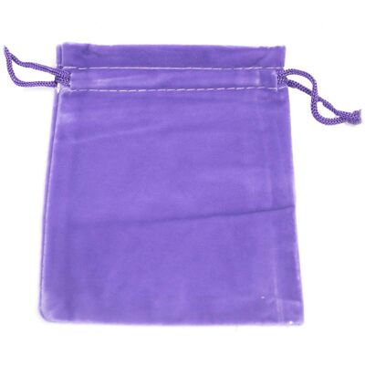QVP-03 - Quality Velvet Pouch - Purple 10x12cm - Sold in 25x unit/s per outer