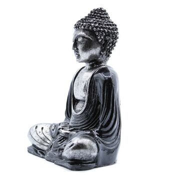 RBud-07 - Bouddha noir et gris - Moyen - Vendu en 1x unité/s par extérieur 6
