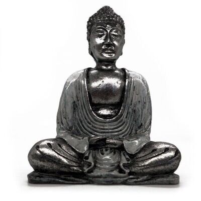 RBud-08 - Buddha bianco e grigio - Medio - Venduto in 1x unità/i per esterno