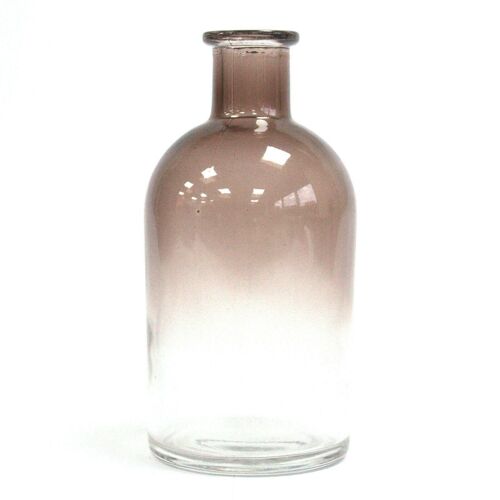RDBot-06 - 250 ml Round Antique Reed Diffuser Bottle - Charcoal - Sold in 6x unit/s per outer