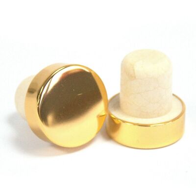 RDBot-18g - Cap for RDBot-08/09/10 2.2cm - Golden Top - Sold in 6x unit/s per outer