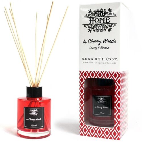 RDHF-02 - 120ml Reed Diffuser - In Cherry Woods - Sold in 1x unit/s per outer