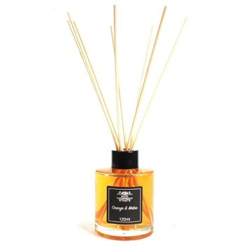 RDHF-06 - Diffuseur à roseaux 120 ml - Orange et melon - Vendu en 1x unité/s par extérieur 5