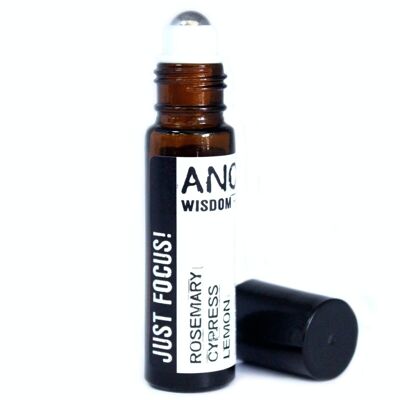 REBL-05 - 10 ml Roll On Mezcla de aceites esenciales - ¡Solo enfócate! - Vendido en 3x unidad/es por exterior