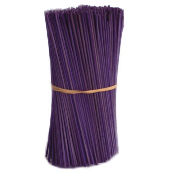 Rreed-09 - Bâtonnets de diffuseur de roseau violet -25cm x 3mm - 500gms - Vendu en 1x unité/s par extérieur 3