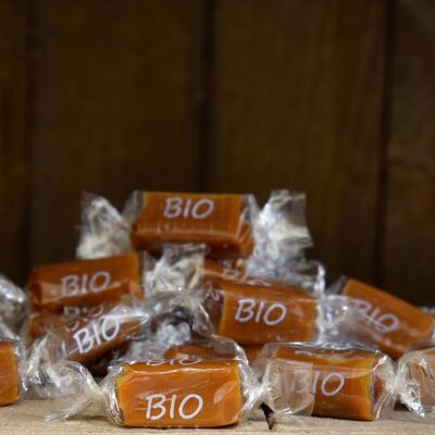 Caramelos de mantequilla salada bio - granel en cajas de 2 kg