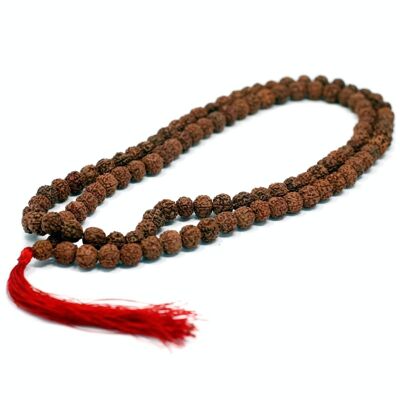 Rudr-02 - 108 Rudraksha Mala - Marrón - Vendido en 3x unidad/es por exterior