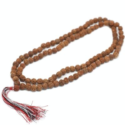 Rudr-03 - 108 Rudraksha Mala - Natural - Sold in 3x unit/s per outer