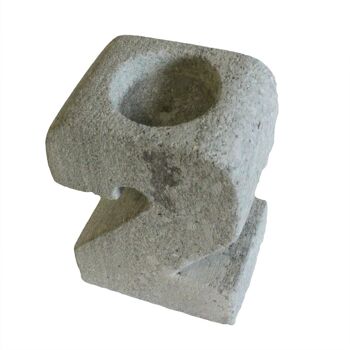 SBN-02S - Bougeoir en granit n° 2 - Vendu en 3x unité/s par extérieur 5