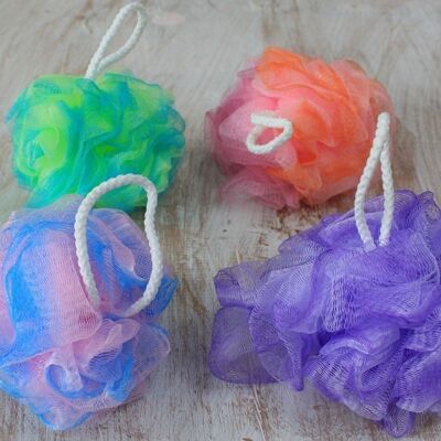 SCRDT-03 - Pretty Variegated Scrunchies 4 asst (display tube) - 40gm - Sold in 100x unit/s per outer