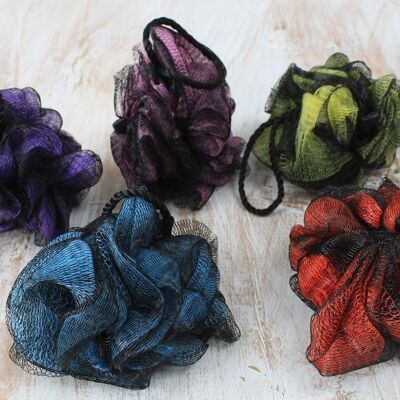 SCRDT-04 - Parisian Luxury Scrunchies 5 asst (display tube) - 35gm - Sold in 100x unit/s per outer