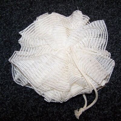 Scrun-07 - Ramie Natural Scrunchie - 55gms - Vendu en 5x unité/s par extérieur