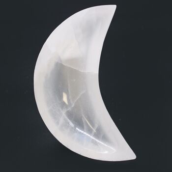 SelB-06 - Selenite Moon Bowl - 15cm - Vendu en 1x unité/s par extérieur 2