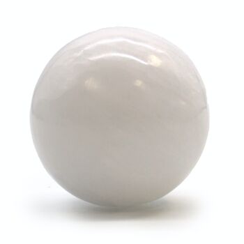 SelW-10 - Sphère de sélénite - 5-6 cm - Vendu en 1x unité/s par extérieur 1