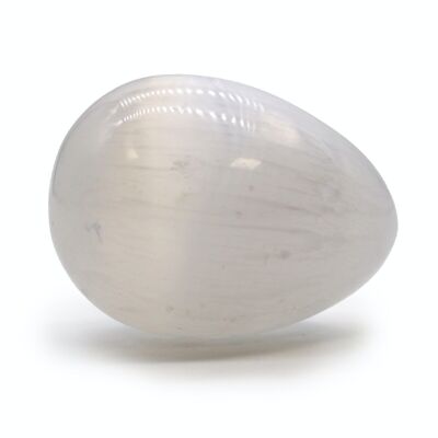 SelW-11 - Selenite Egg - 5 - 6 cm - Sold in 1x unit/s per outer