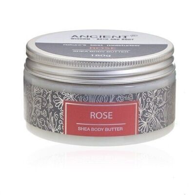 SHB-06 - Shea Body Butter 180g - Rose - Sold in 1x unit/s per outer