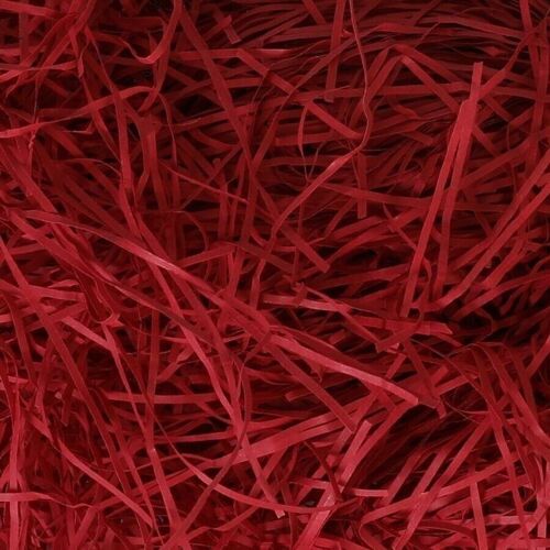 ShredpKG-02 - Very Fine Shredded paper - Deep Red 0.5kg - Sold in 1x unit/s per outer