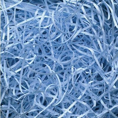 ShredpKG-10 - Very Fine Shredded paper - Sky Blue 0.5kg - Sold in 1x unit/s per outer