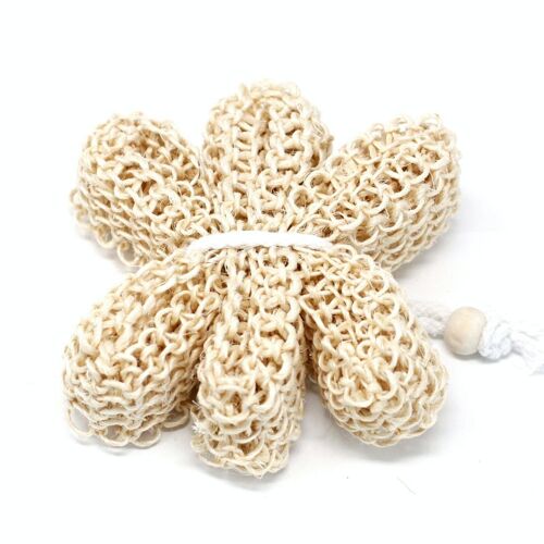 SisalS-02 - Sisal Sponge and Scrub - Exfoliating Star - Sold in 6x unit/s per outer