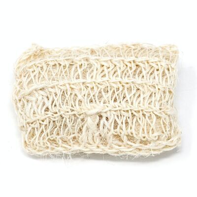 SisalS-04 - Éponge et gommage en sisal - Coussin exfoliant doux - Vendu en 6x unité/s par extérieur