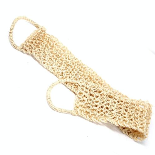 SisalS-06 - Sisal Sponge and Scrub - Exfoliating Back Scrub - Sold in 6x unit/s per outer
