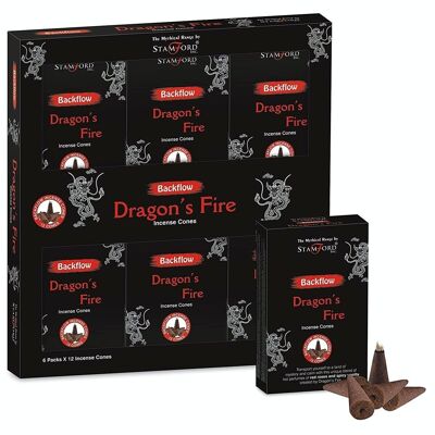SMBFC-02 - Mythical Backflow Cones - Dragon Fire - Verkauft in 6x Einheit/s pro Außenhülle