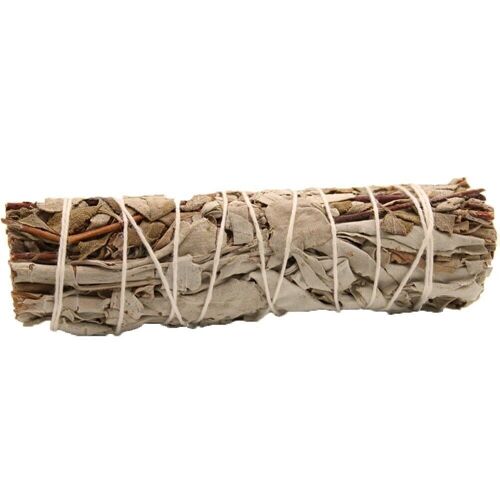 SmudgeS-35 - Smudge Stick - White Sage & Royal Sage 10cm - Sold in 1x unit/s per outer