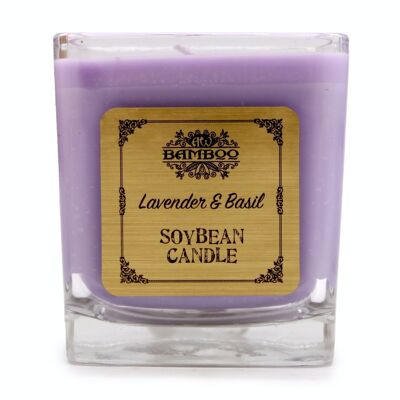 SoyC-01 - Soybean Jar Candles - Lavender & Basil - Sold in 1x unit/s per outer