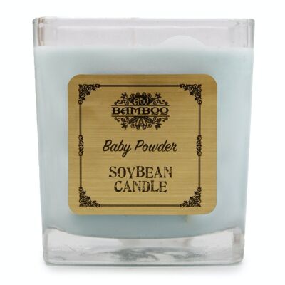 SoyC-09 - Bougies en pot de soja - Poudre pour bébé - Vendu en 1x unité/s par extérieur