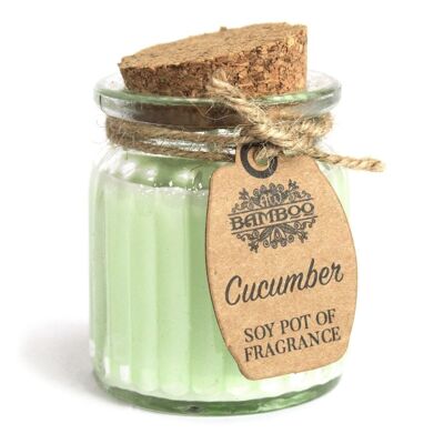 SoyP-03 - Cucumber Soy Pot of Fragrance Candles - Sold in 6x unit/s per outer