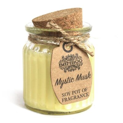 SoyP-07 - Mystic Musk Soy Pot of Fragrance Candles - Se vende en 6x unidad/s por exterior